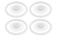 OYZOQ Compatible SIGG WMB ONE Top couvercle (taille unique), pièce de rechange pour bouteille SIGG, bouchon étanche qui s'ouvre d'une seule main（4 sets）