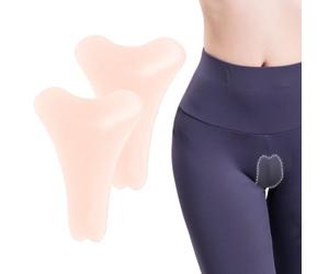 OYZOQ Lot de 2 autocollants de protection, autocollants de protection intime invisibles, patchs intimes anti-exposition auto-adhésifs en silicone
