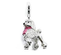 OYZY Cadeau De Charme Mignon De Chien De Caniche, Style Européen 925 Sterling Argent Charm Bijoux Cadeau for Femme Fit Sac Bracelet Club
