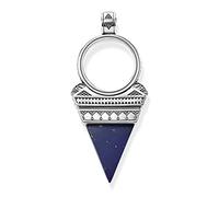 OYZY Pendentif Triangle Bleu Chanceux, Bijoux Pendentif en Argent Sterling 925 Cadeau Mysticisme pour Femmes Hommes