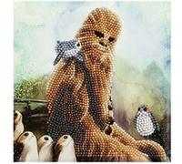 OZ INTERNATIONAL Carte à diamanter - Chewbacca STAR WARS 18x18cm - Crystal Art Multicolors G