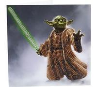 OZ INTERNATIONAL Carte à diamanter - Yoda STAR WARS 18x18cm - Crystal Art Multicolors G