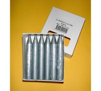 Oz International-Craie Pastel Gras Argent - Boite De 12