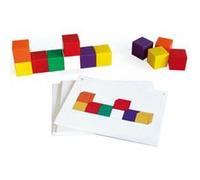 Oz International - Cubes Geometrie + Fiches - Lot De 50 G