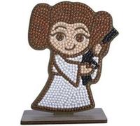 OZ INTERNATIONAL Kit figurine en bois à diamanter - Princesse Leïa Star Wars - 11 cm Multicolors G