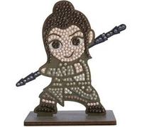 OZ INTERNATIONAL Kit figurine en bois à diamanter - Rey Star Wars - 11 cm Multicolors G