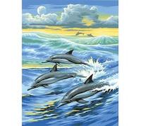 Oz International - Peinture au numéro - Débutants : Dauphins G