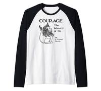 OZ King Lion Courage Halloween Magicien d'OZ Lion Cowardly Lion Manche Raglan