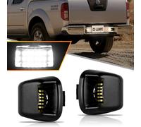OZ-LAMPE 2X Éclairage de plaque d'immatriculation LED pour Nissan navara D40 2005~2018 Frontier ACMAT ALTV Suzuki Equator, Canbus Pas d'erreur feux de plaque d'immatriculation à LED, Feux Arrière