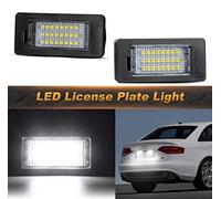 OZ-LAMPE 2x LED Éclairage plaque immatriculation pour Audi A1 S1 A4 B8 8K A5 A6 C7 S6 C7 A7 S7 Q5 RS5, lumiere de plaque immatriculation Pour VW GOLF 6/7 JETT A PASSA T SEA-T IBIZA SKOD-A Superb