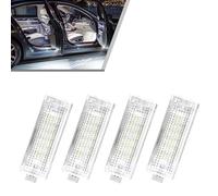 OZ-LAMPE 4× led de voiture intérieur,Porte Bas Lampe Éclairage de coffre à LED Eclairage de Porte pour BMW E81 E87 E60 E61 E63 E64 E65 F01 F02 X5 E70 X6 E71 Z4 E85 E86