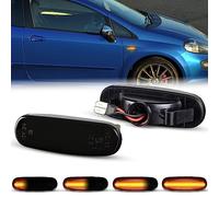OZ-LAMPE Clignotant Indicateur Latéral Dynamique de Marqueur Latéral Fumée Compatible pour Fi-a-t Doblo Doblo Cargo Fiorino Grande Punto Idea Linea Multipla Panda Punto Punto EVO QUBO STILO
