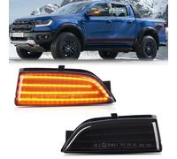 OZ-LAMPE Clignotant latéraux LED pour Ford Ranger T6 Raptor and Wildtrak Everest U375 UA, avec Canbus, Sans Erreur, 2 Pièces