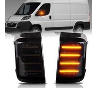 OZ-LAMPE Clignotant LED Pour Rétroviseur Lateral pour Boxer Fiat Ducato Ram Promaster Citroen Jumper Relay, Feux Répétiteurs de Clignotants avec CanBus, Sans Erreur LED indicateur