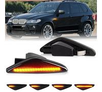 OZ-LAMPE Clignotants latéraux LED, Feux de Répétition Latéraux Pour E70 X5 E71 X6 F25 X3, Clignotants dynamiques à LED avec Canbus Sans Erreur
