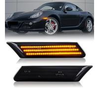 OZ-LAMPE Clignotants latéraux LED, Feux de Répétition Latéraux Pour Pors-che 911 typ 997 Boxster 987 cayman 987C,Clignotants à LED avec Canbus Sans Erreur