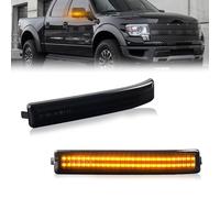 OZ-LAMPE Dynamiques Clignotant Latéral LED pour Ford F150 2009-2014 Raptor 2010-2014, Clignotant Latéraux Sans Erreur, Feux de Répétition Latéraux, 2 Pezzi
