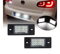 OZ-LAMPE Eclairage de Plaque Immatriculation 2 x lumiere de plaque d'immatriculation Pour V-W GOLF5 Passa-t Tiguan Touareg Bora Limousine/Variant Porsch e Skod-a Fabia
