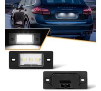OZ-LAMPE Eclairage de Plaque Immatriculation, lumiere de plaque d'immatriculation Pour VW GOLF5 Passa-t Tiguan Touareg Bora Limousine Variant Porsche Skod-a Fabia Aucunes Erreurs Feux Arrière