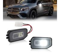 OZ-LAMPE LED Lumière de flaque de rétroviseur pour Meredes Benz B-Class C-Class W205 E-Class W213 S-Class W222 GLB GLC X253, projecteurs LED latéraux pour rétroviseurs,Sans Erreur 12V 5000K Blanc