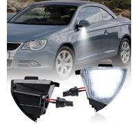 OZ-LAMPE LED Lumière de flaque de rétroviseur pour VW EOS GOLF 5 Variant GOLF 6 PLUS Jetta Passat 3C Sharan1, Voiture Bienvenue Lumière projecteurs LED latéraux pour rétroviseurs, Sans Erreur