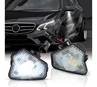 OZ-LAMPE LED Lumière de flaque de rétroviseur,Voiture Bienvenue Lumière pour Be-nz W176 W242 W246 Baureihe C219 X156 X204 X253,projecteurs LED latéraux pour rétroviseurs,Sans Erreur 12V 5000K Blanc