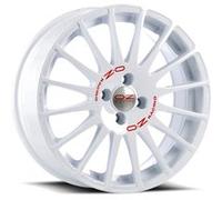 OZ SUPERTURISMO WRC race white + red lettering 6.0Jx14 4x100 ET36