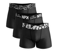 OZABI - Boxer No Publik Featuring Simpsons Homme Confort et Fantaisie en Coton -Assortiment modèles Photos Selon arrivages- Pack de 3 Boxers 1533 en Coton M