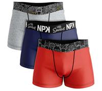 OZABI - Boxer No Publik Featuring Simpsons Homme Confort et Fantaisie en Coton -Assortiment modèles Photos Selon arrivages- Pack de 3 Boxers 1531 en Coton XL