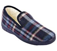 OZABI CHARENTAISE Homme Pantoufle FOURREE- MU9984 MARINE - 43