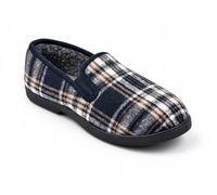 OZABI -Charentaises Homme - Pantoufles Chaudes Antidérapantes Confort Quotidien- K88R9 MARINE- 43