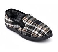 OZABI -Charentaises Homme - Pantoufles Chaudes Antidérapantes Confort Quotidien- K88R9 NOIR- 44