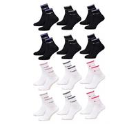 OZABI - Chaussettes Femme KAPPA Modèle Tennis -Assortiment modèles photos selon arrivages- Pack de 12 Paires Tennis assorties 36/40