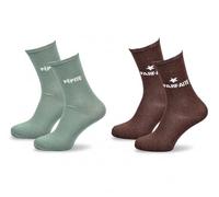 OZABI Chaussettes Femme Lurex Message Humoristique- 2 Paires LUREX C- 36/41