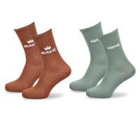 OZABI Chaussettes Femme Lurex Message Humoristique- 2 Paires LUREX H- 36/41
