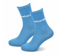 OZABI Chaussettes Femme Lurex Message Humoristique- 2143 BLEU- 36/41