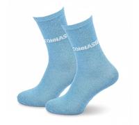 OZABI Chaussettes Femme Lurex Message Humoristique- 2143 CIEL- 36/41
