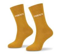 OZABI Chaussettes Femme Lurex Message Humoristique- 2143 OR- 36/41
