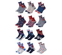 Chaussettes Garçon Licence Pack De 12 Paires Surprise Pack 12 Spiderman