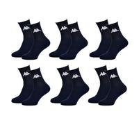 OZABI - Chaussettes homme KAPPA Modèle Tennis -Assortiment modèles photos selon arrivages- Pack de 6 Paires Tennis KAPPA Marine 43/46