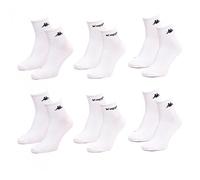 OZABI - Chaussettes homme KAPPA Socquettes Tiges 2 tiers Pack de 6 Paires Blanches 39/42