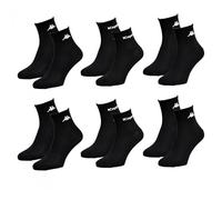OZABI - Chaussettes homme KAPPA Socquettes Tiges 2 tiers Pack de 6 Paires Noires 43/46