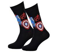OZABI Chaussettes Pack Homme MARVEL AVENGERS - CAPTAIN24B- 43/46