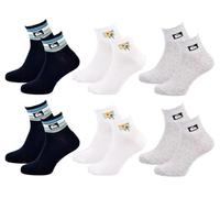 OZABI Chaussettes QUIKSILVER QUARTER- Pack de 6 Paires Q0343-43/46