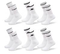 OZABI Chaussettes SPORT KAPPA CREW - Pack de 6 Paires- 1332X6 BLANC- 39/42