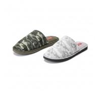 OZABI KAPPA Pantoufles Mules Homme Moletonnées Logo Omini Pack 2 Paires