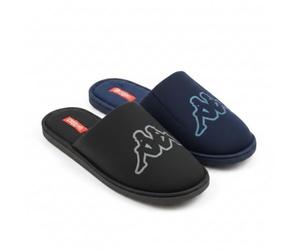 OZABI KAPPA Pantoufles Mules Homme Moletonnées Logo Omini Pack 2 Paires