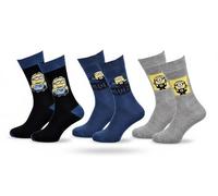OZABI Minions - Chaussettes Homme Licence Pack (Lot) - 3 Paires 3667-43/46