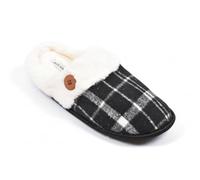 OZABI Mules homme Jacquard écossais - MU9732 NOIR- 43/44