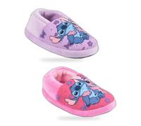 OZABI Pack 2 Paires Chaussons Fille Disney Stitch Fourrés Antidérapants